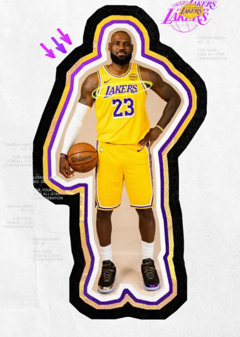 湖人晒三巨头卡通海报，19胜8负背后藏隐忧